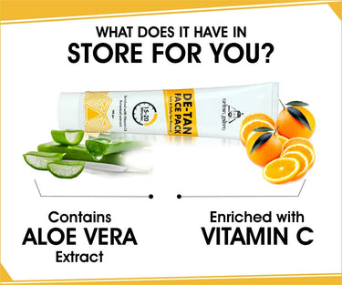 Urbangabru Hair Removal Cream Spray (200 ML) + De-Tan Face Pack (100 Gram) - Body & Face Care Combo Kit